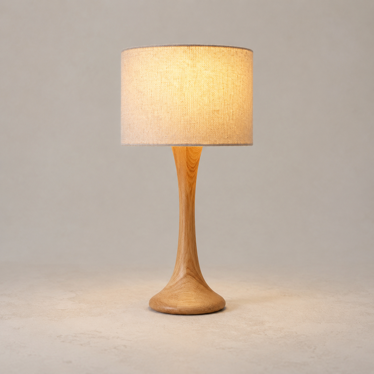 Liora - Tapered Wood Table Lamp