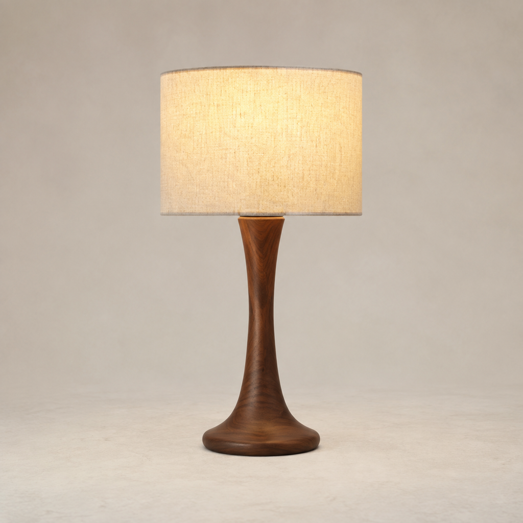 Liora - Tapered Wood Table Lamp