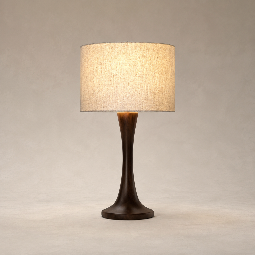 Liora - Tapered Wood Table Lamp