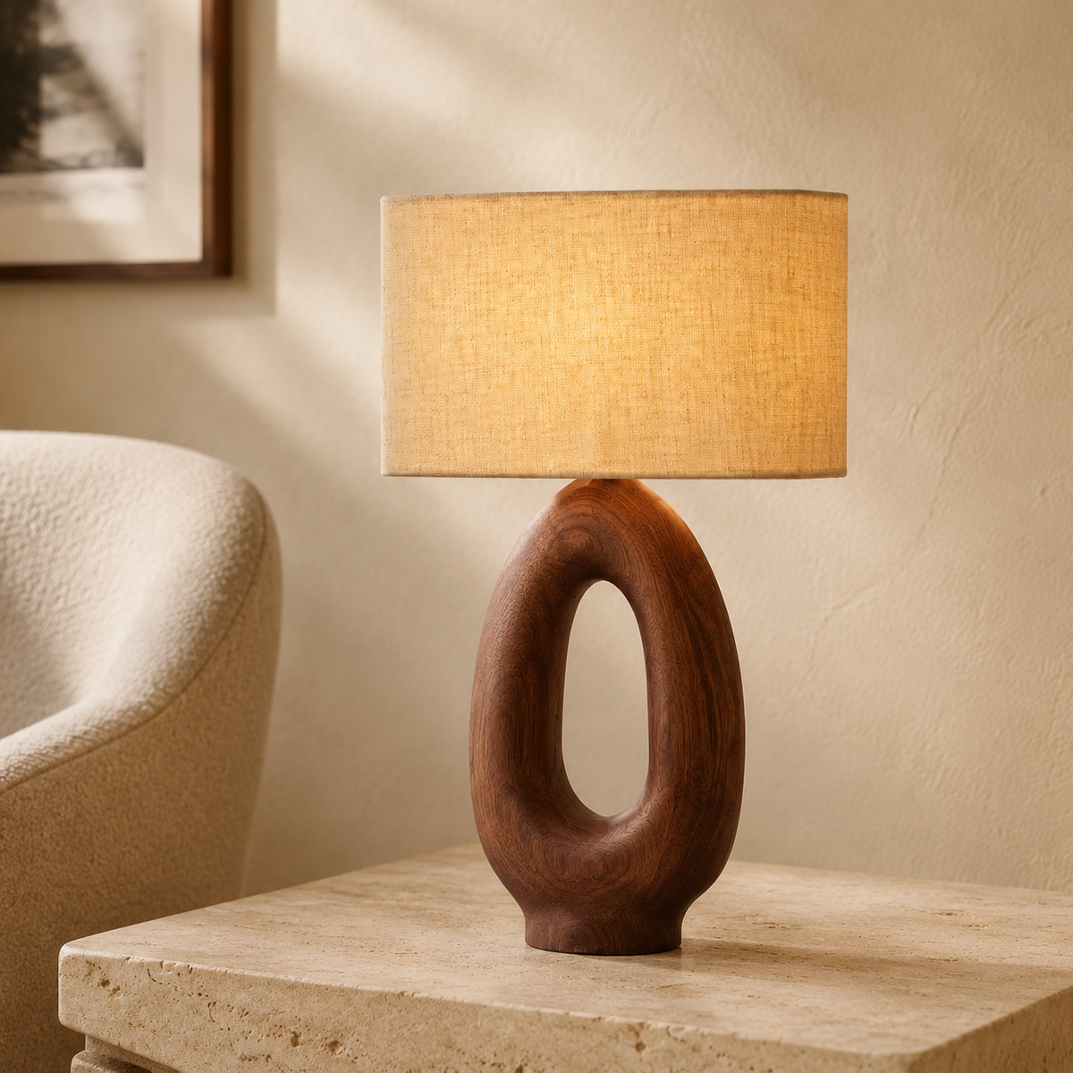 Halo - Oval Loop Table Lamp