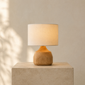 Morrow - Small Wood Bedside Lamp