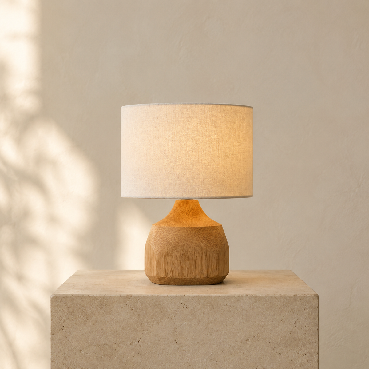 Morrow - Small Wood Bedside Lamp