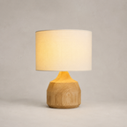 Morrow - Small Wood Bedside Lamp