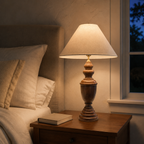 Elowen - Turned Wood Table Lamp