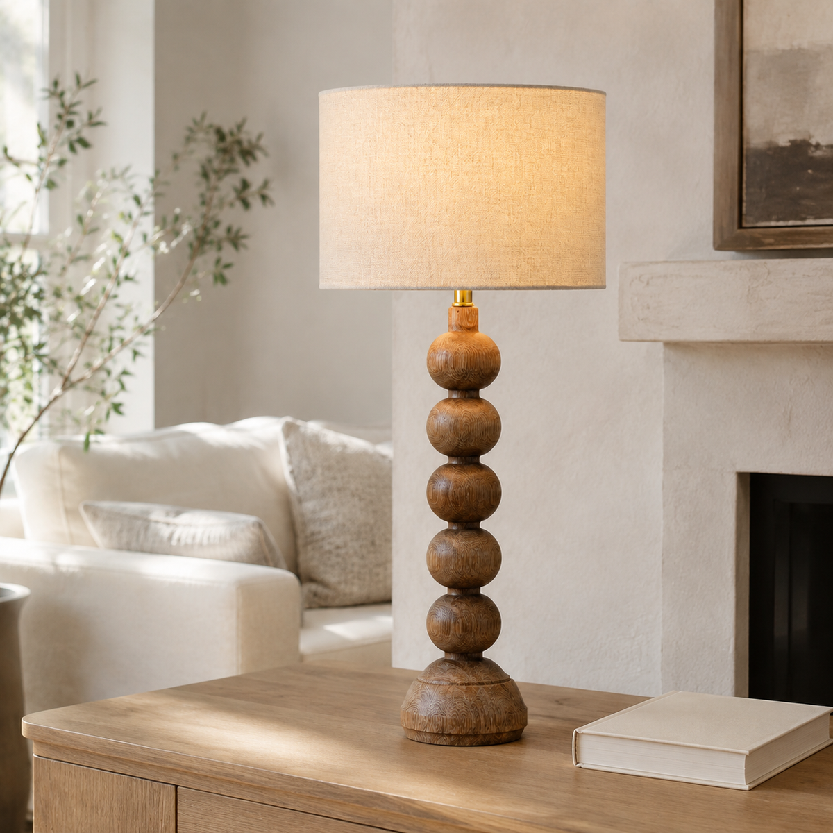 Pebble Stack - Sculptural Orb Table Lamp