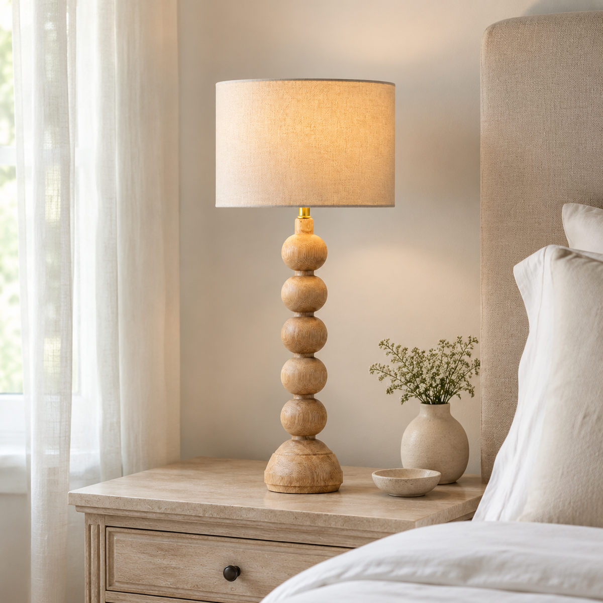 Pebble Stack - Sculptural Orb Table Lamp