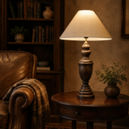 Elowen - Turned Wood Table Lamp