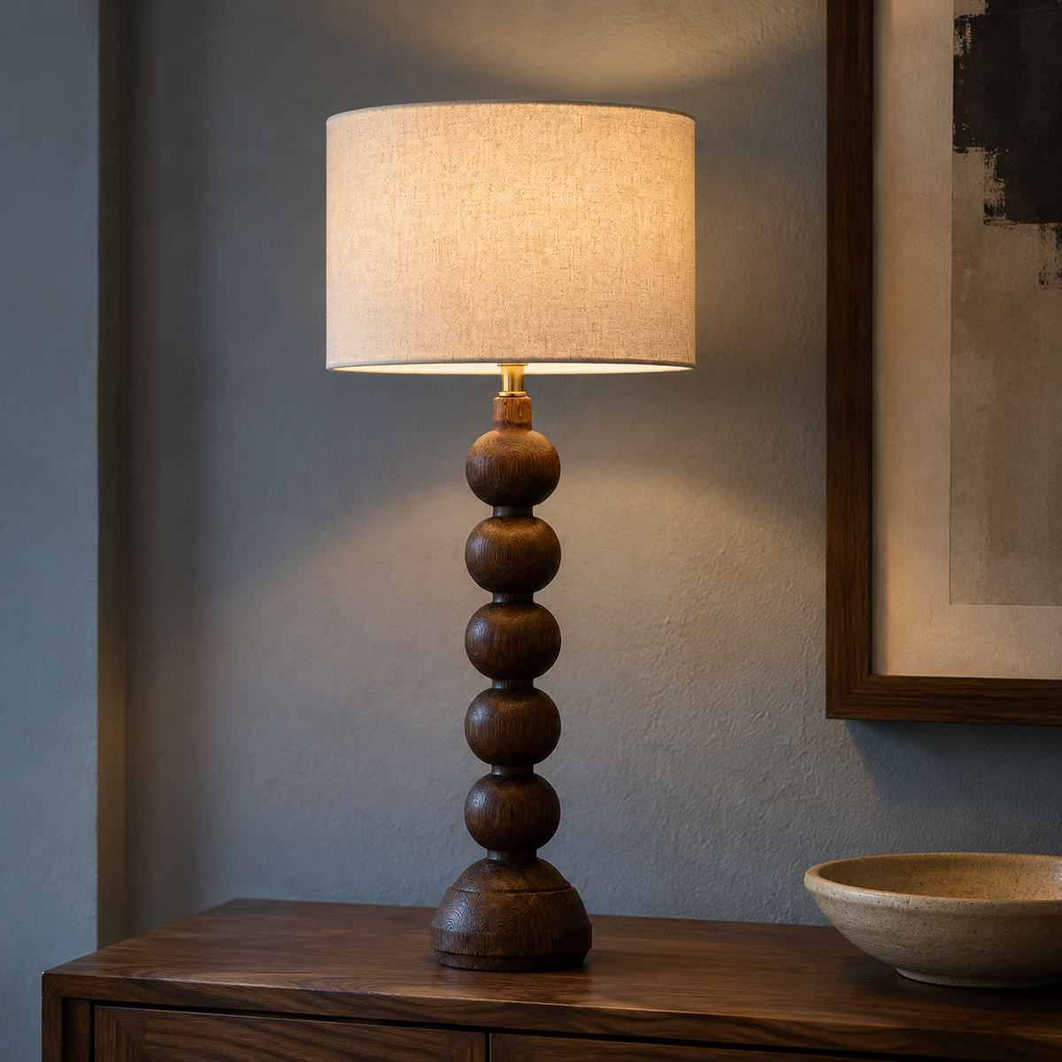Pebble Stack - Sculptural Orb Table Lamp