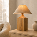 Mesa - Block Wood Table Lamp