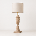 Aurelia - Traditional Carved Wood Table Lamp