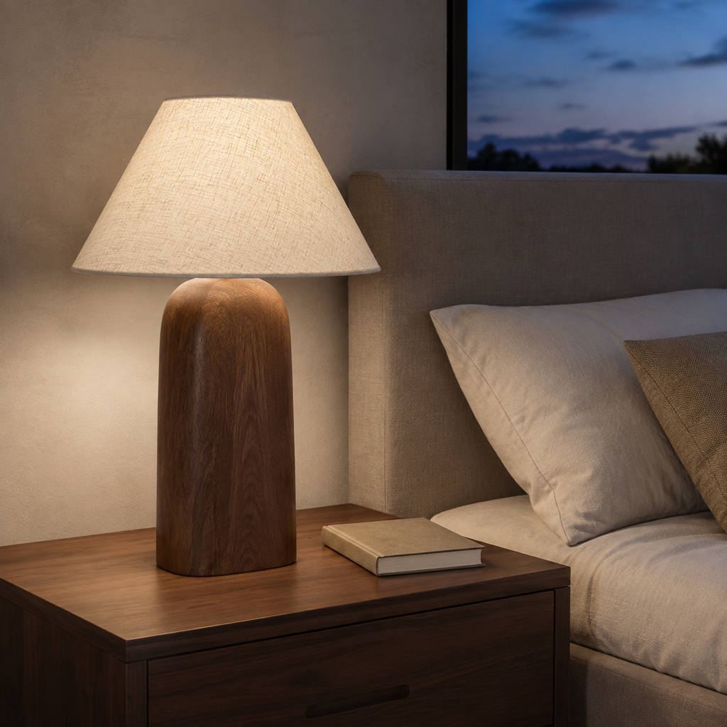 Drift - Organic Wood Table Lamp
