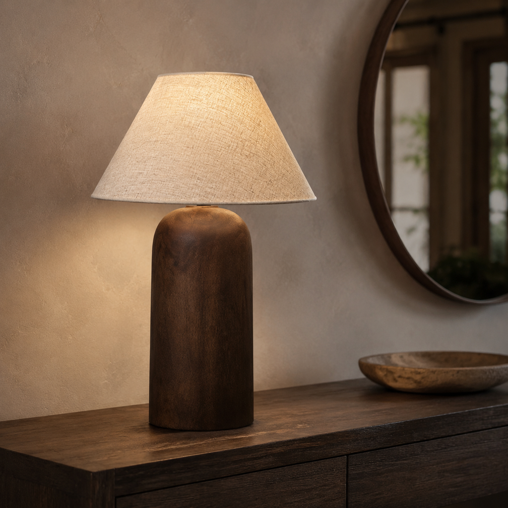 Drift - Organic Wood Table Lamp