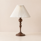 Faro - Spindle Wood Table Lamp