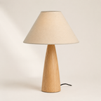 Sierra - Cone Wood Table Lamp