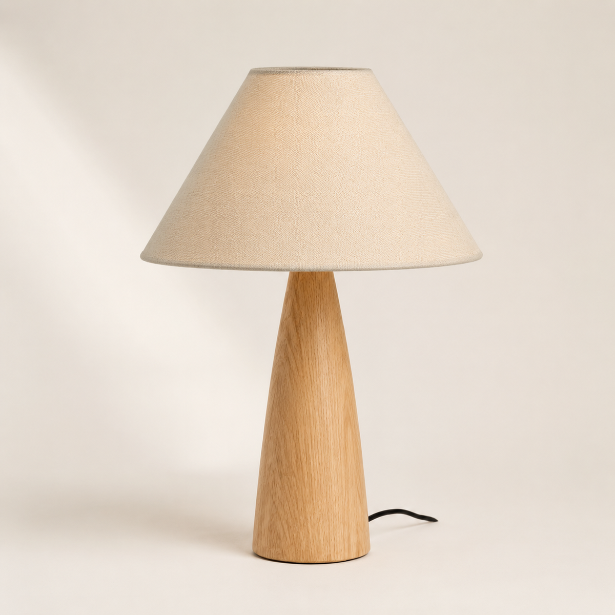 Sierra - Cone Wood Table Lamp