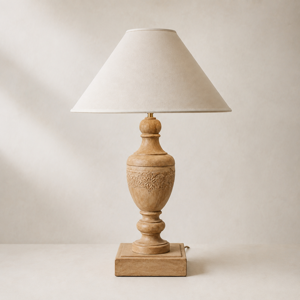 Regent - Carved Urn Table Lamp