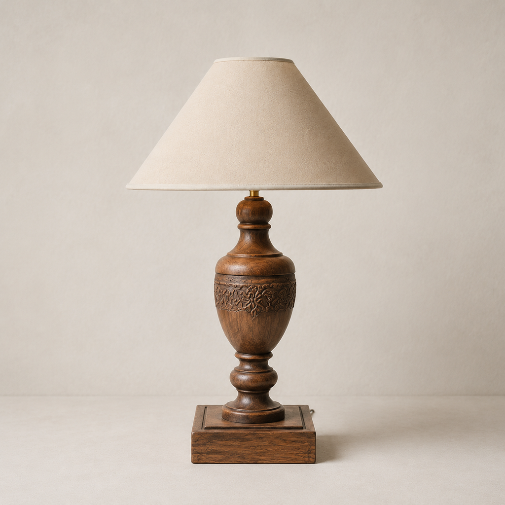 Regent - Carved Urn Table Lamp