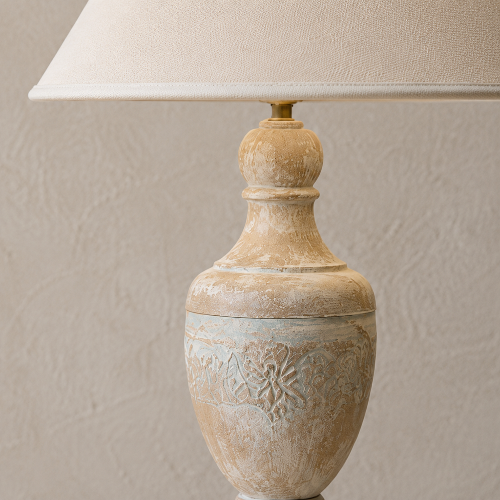 Regent - Carved Urn Table Lamp