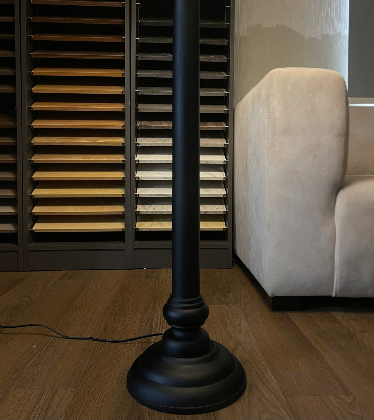 Kanso No. 02 Sculptural Wood Floor Lamp