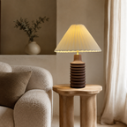 Bracken - Sculptural Wood Table Lamp