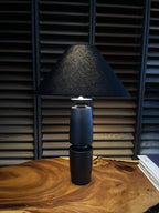 Axis - Stacked Wood Table Lamp