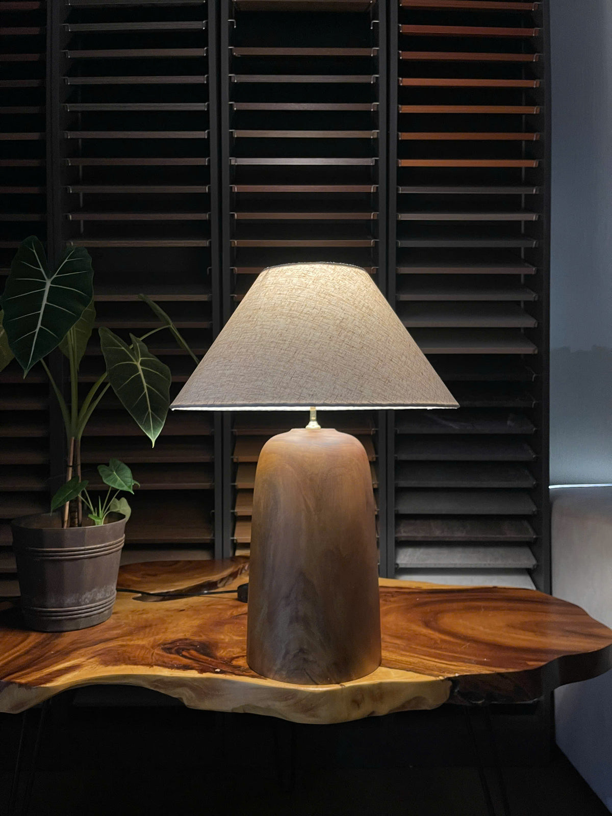 Drift - Organic Wood Table Lamp