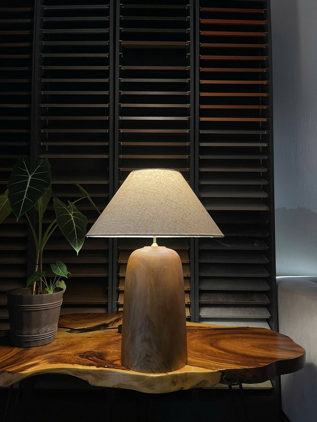 Drift - Organic Wood Table Lamp
