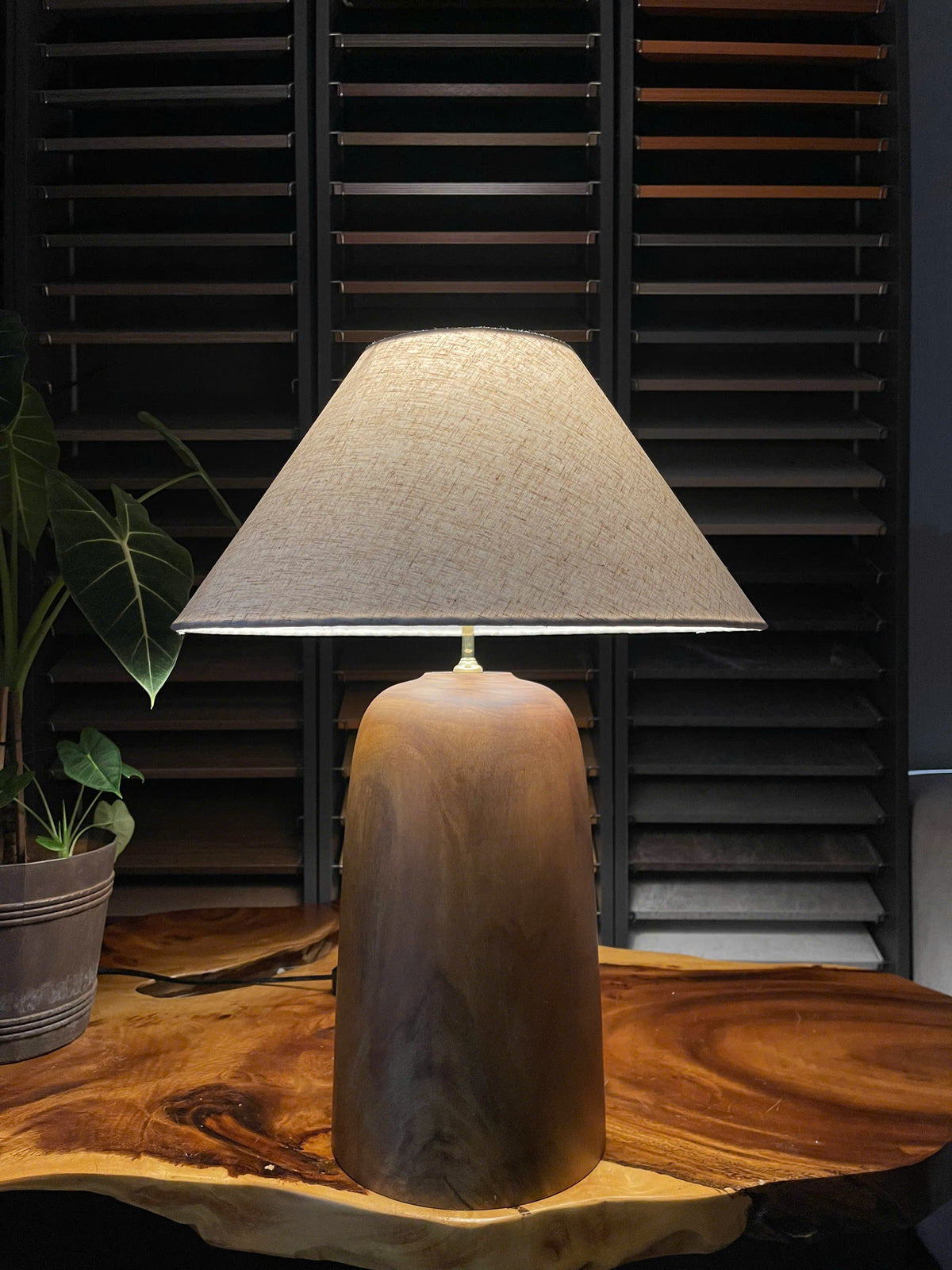 Drift - Organic Wood Table Lamp