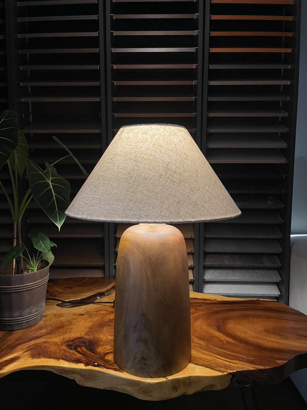 Drift - Organic Wood Table Lamp