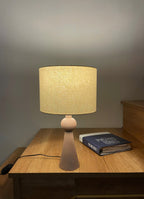 Solin - Hourglass Wood Table Lamp