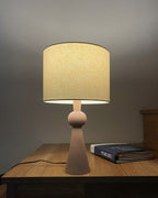 Solin - Hourglass Wood Table Lamp